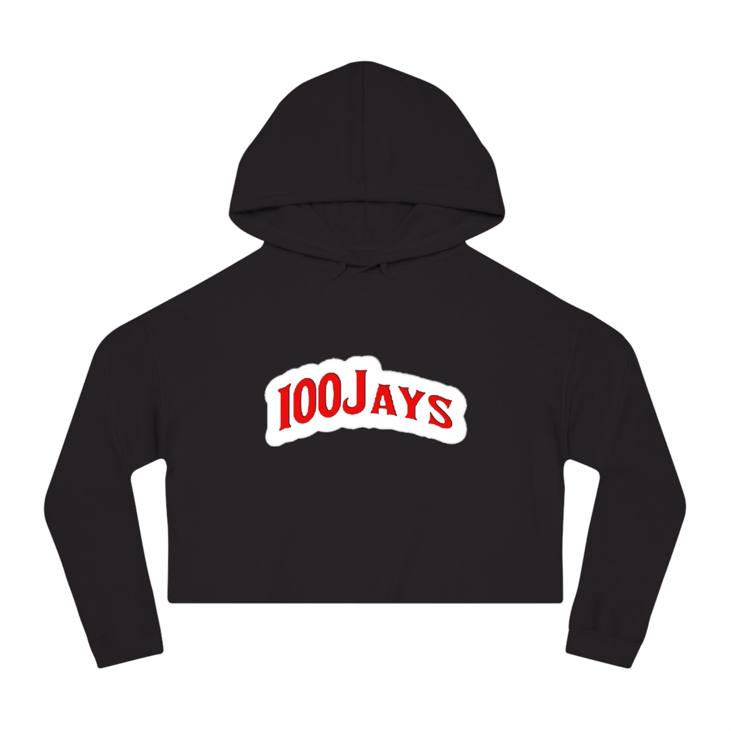 100 Jays Classic Women’s Cropped Hooded Sweatshirt