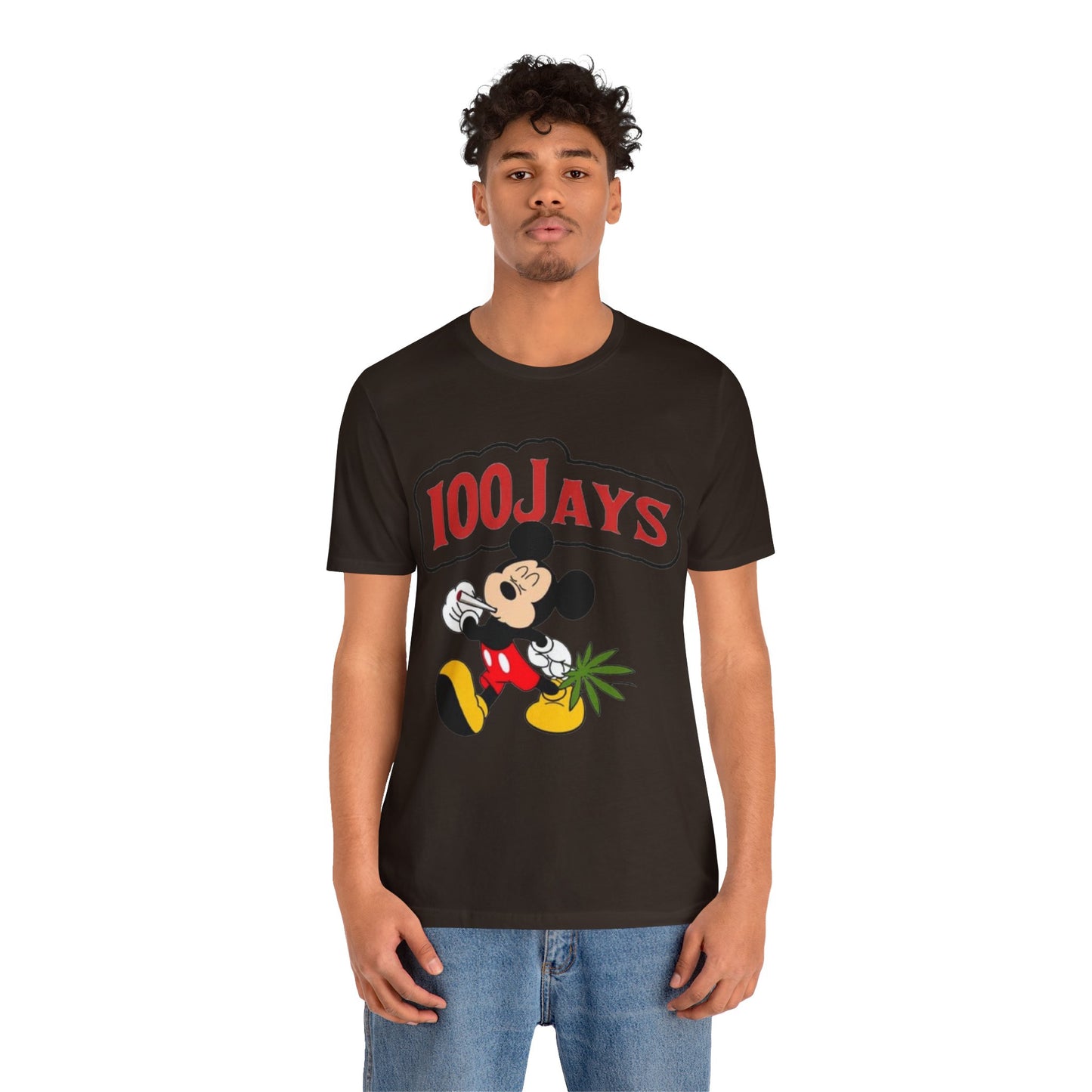 Marijuana Mickey Unisex Jersey Short Sleeve Tee