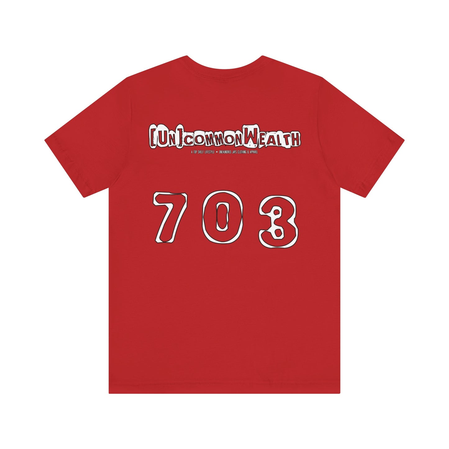 UNCOMMONWEALTH 703 Unisex Jersey Short Sleeve Tee