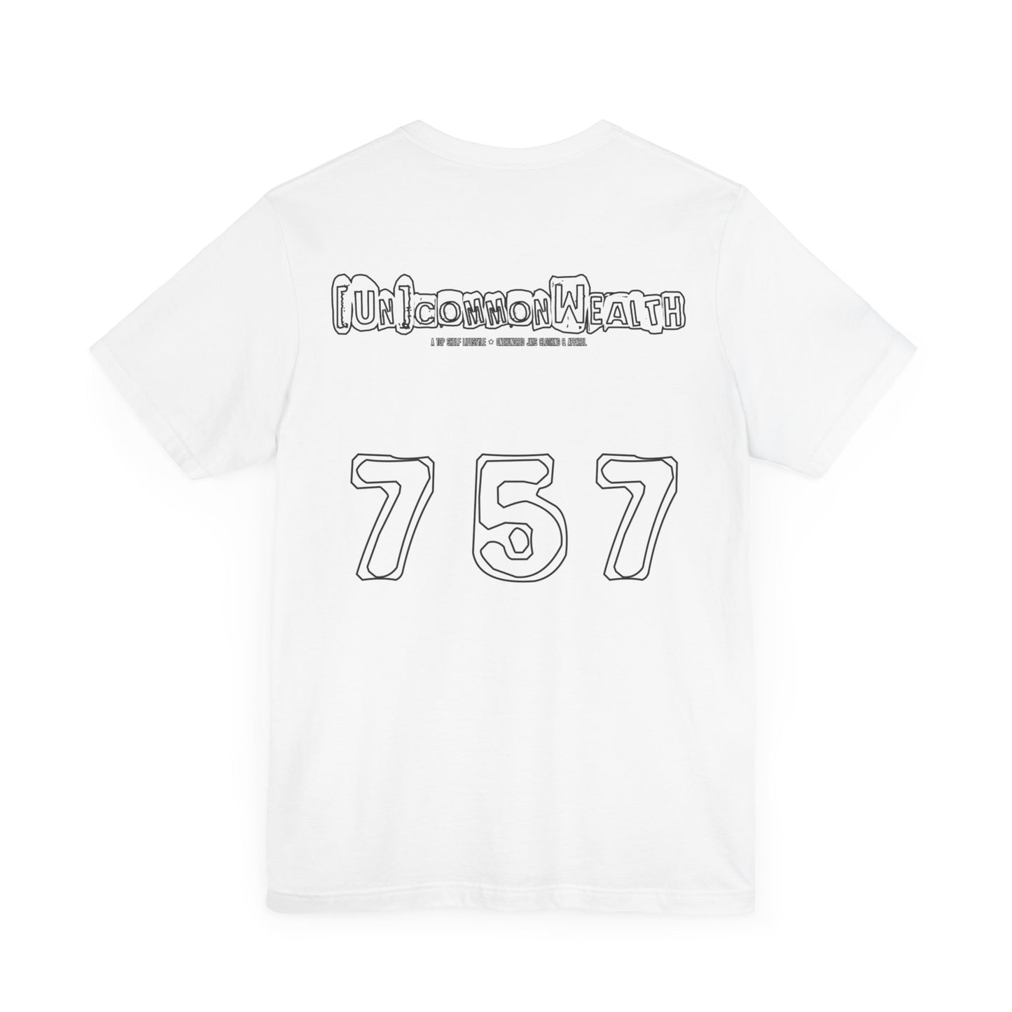 UNCOMMONWEALTH 757 Unisex Jersey Short Sleeve Tee