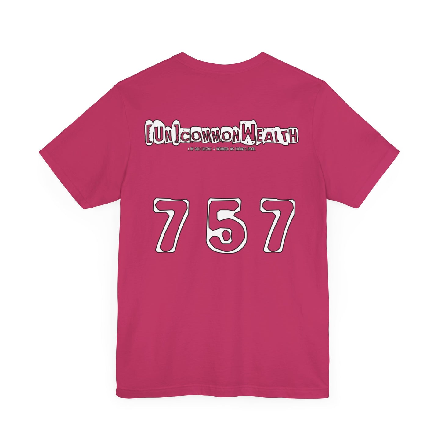 UNCOMMONWEALTH 757 Unisex Jersey Short Sleeve Tee