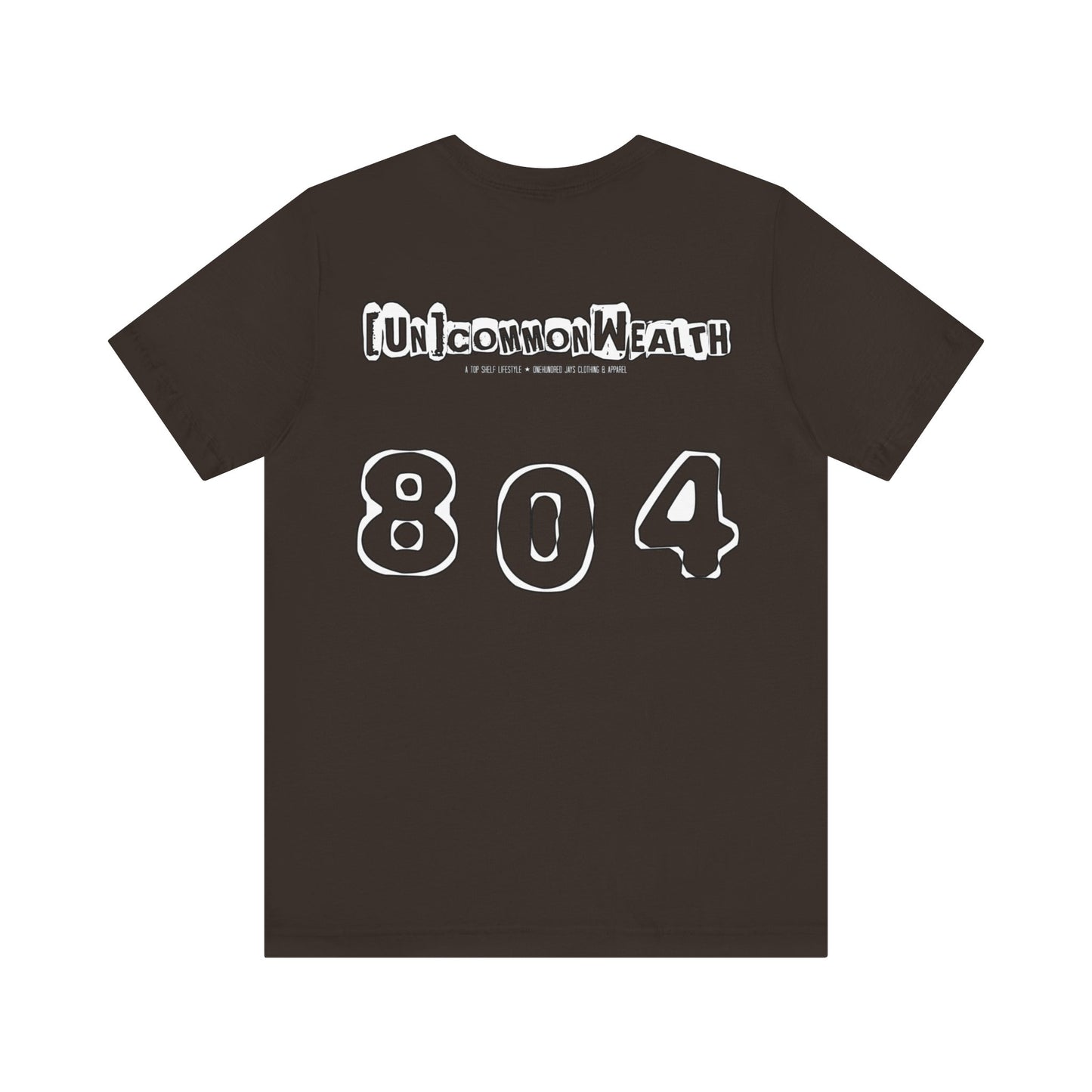 UNCOMMONWEALTH 804 Unisex Jersey Short Sleeve Tee