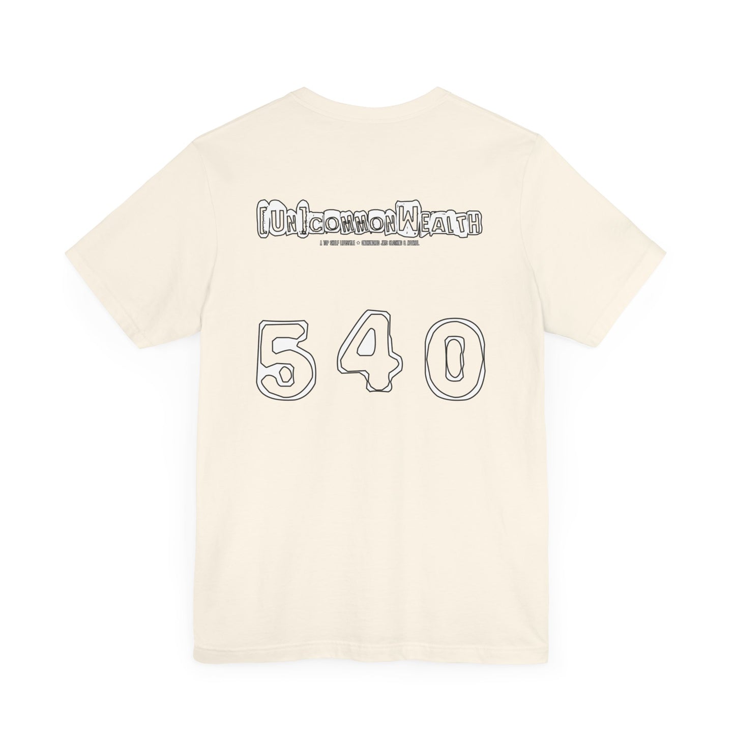 UNCOMMONWEALTH 540 Unisex Jersey Short Sleeve Tee