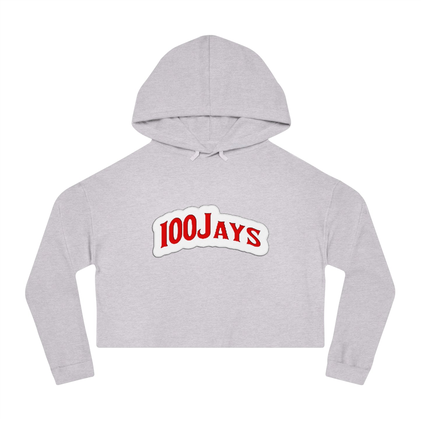 100 Jays Classic Women’s Cropped Hooded Sweatshirt