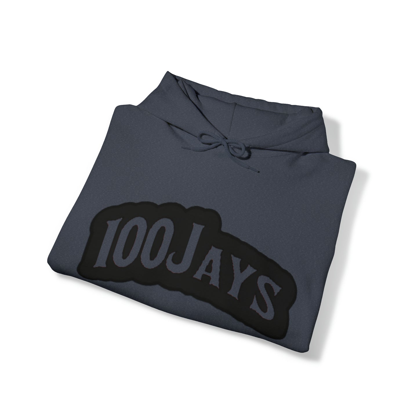 100 Jays Classic Black Unisex Heavy Blend™ Hooded Sweatshirt