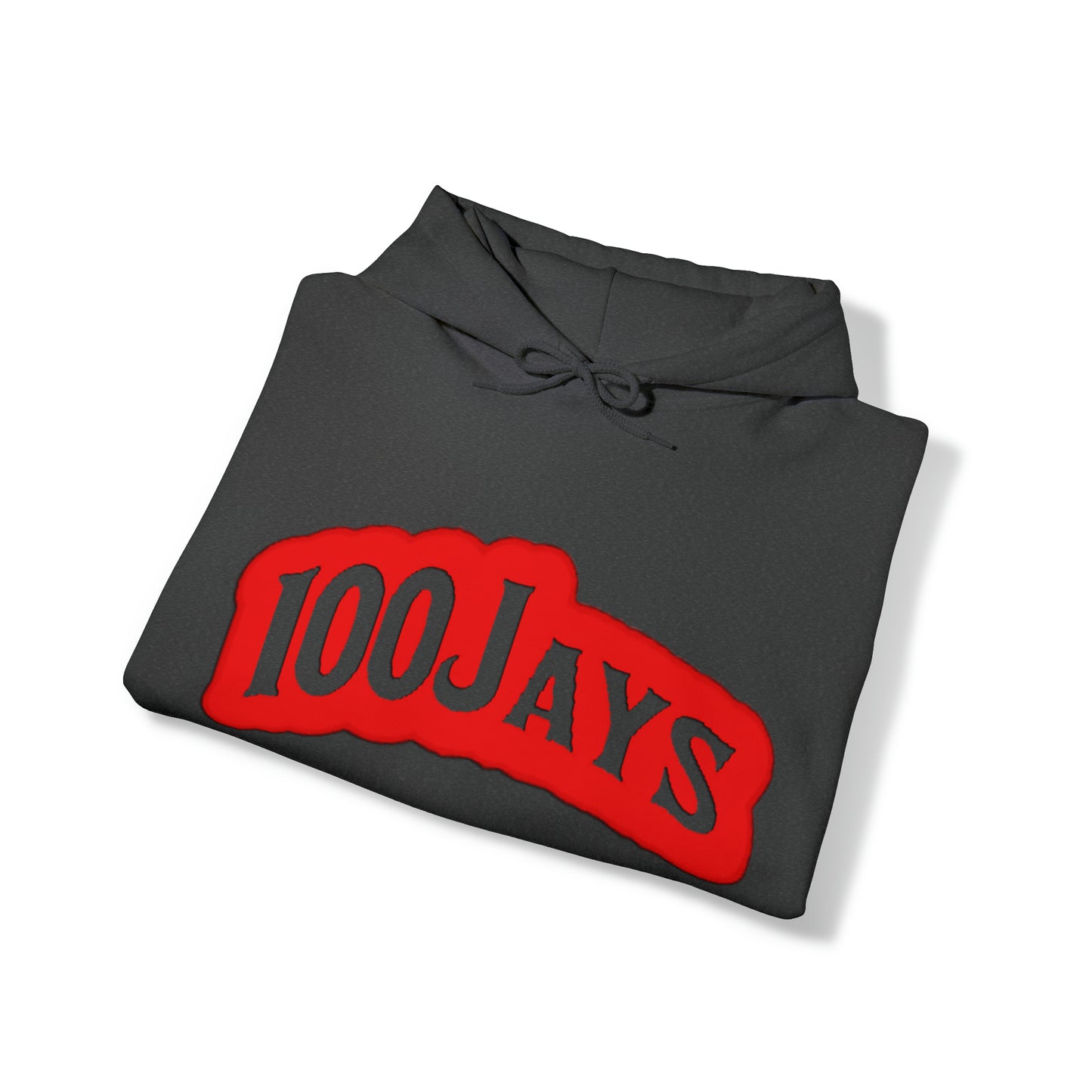 Sudadera con capucha unisex Heavy Blend™ roja clásica de los 100 Jays 