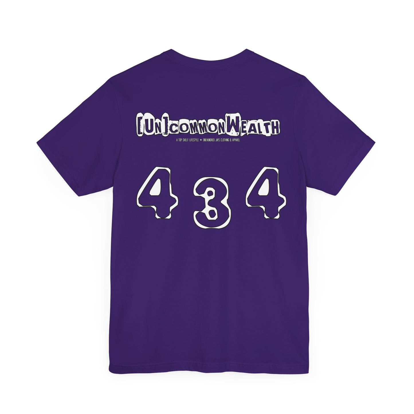 UNCOMMONWEALTH 434 Unisex Jersey Short Sleeve Tee