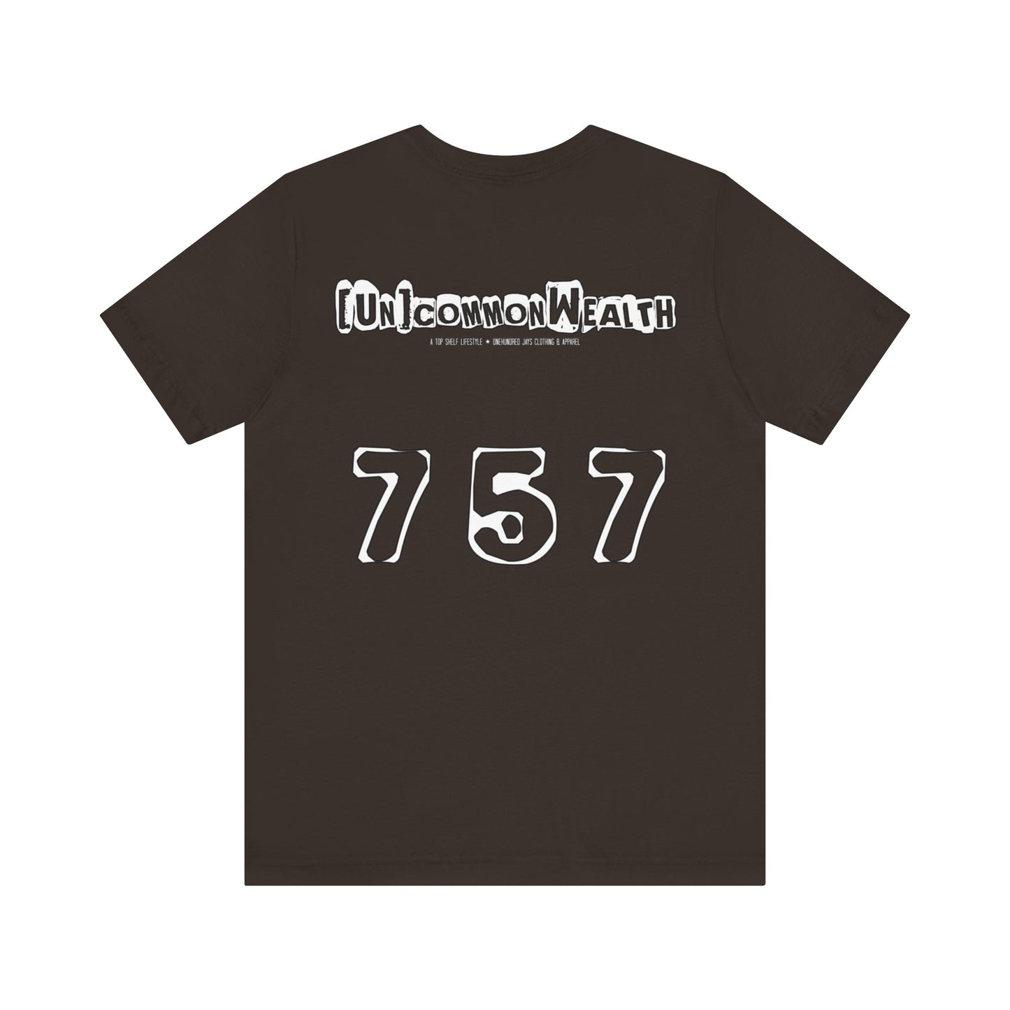 UNCOMMONWEALTH 757 Unisex Jersey Short Sleeve Tee