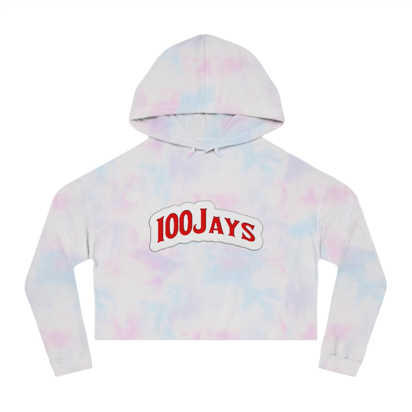 100 Jays Classic Women’s Cropped Hooded Sweatshirt