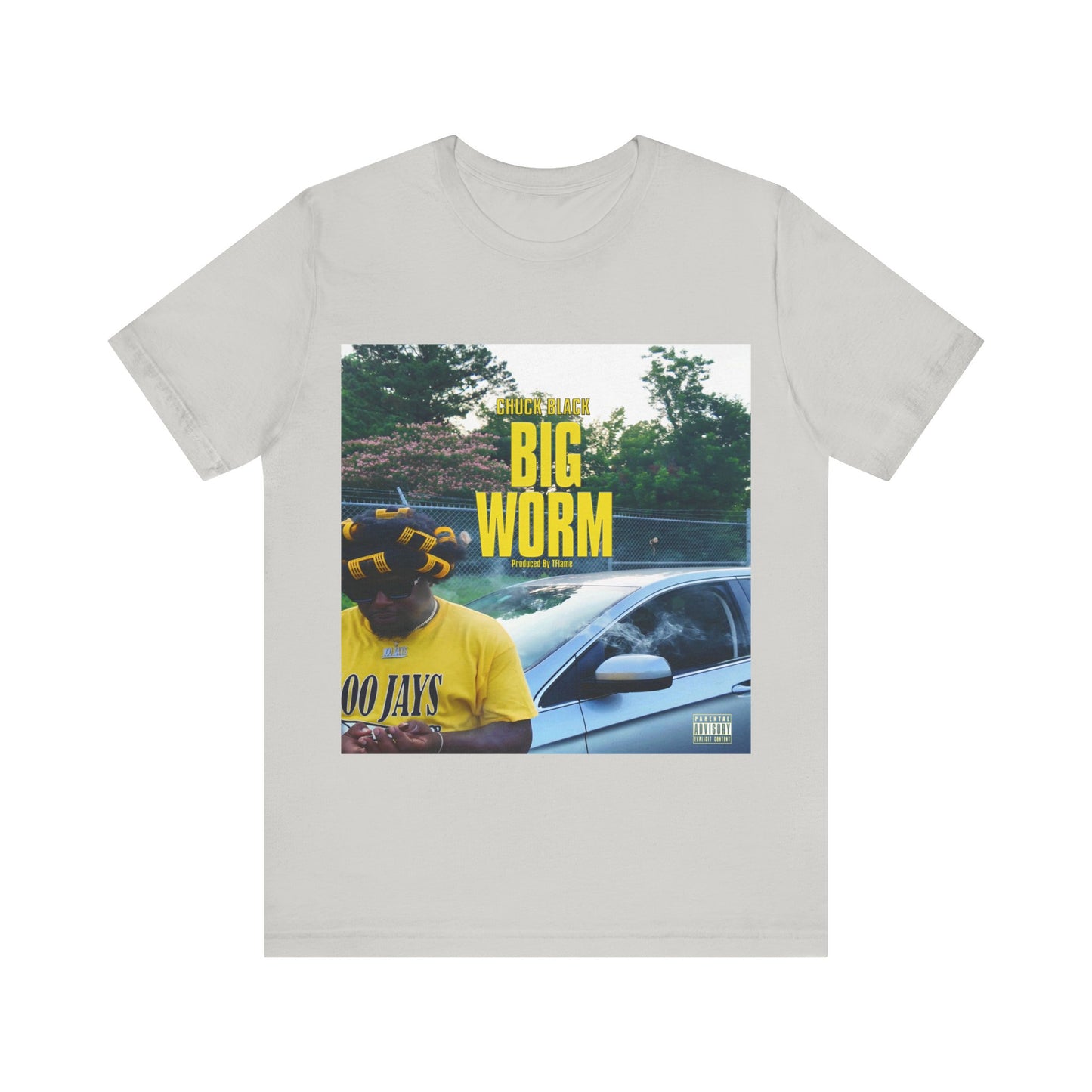 Chuck Black Big Worm Unisex Jersey Short Sleeve Tee