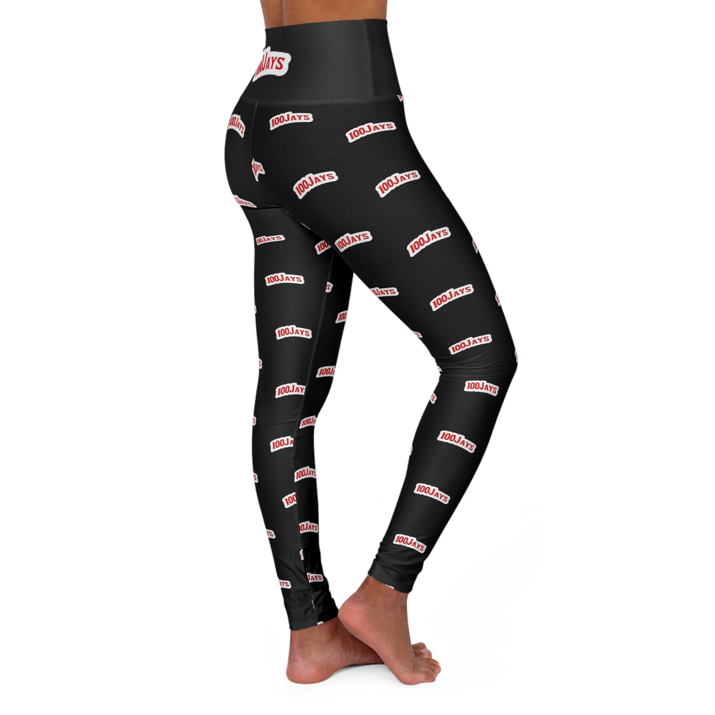 Classic 100 Jays High Waisted Yoga Leggings (AOP)