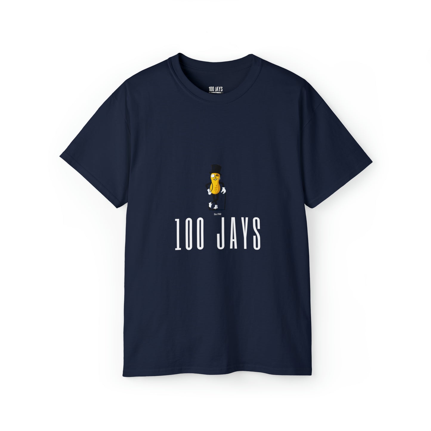 100 Jays Mr. Peanut Camiseta unisex ultra algodón 