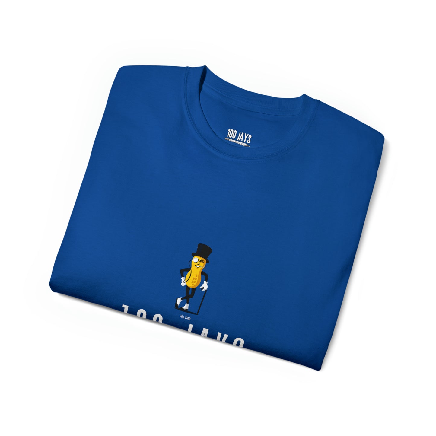 100 Jays Mr. Peanut Camiseta unisex ultra algodón 