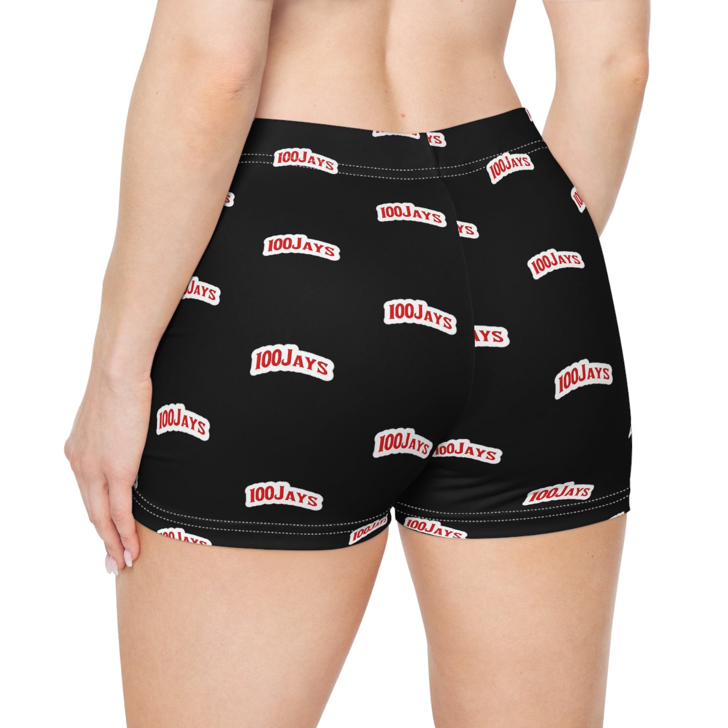 Classic Print 100 Jays Women's Shorts (AOP)