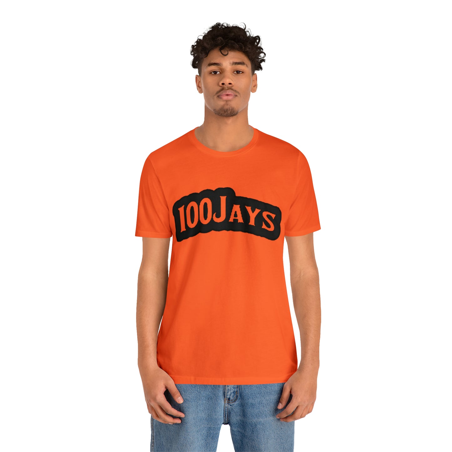 100 Jays Classic Black Unisex Jersey Short Sleeve Tee