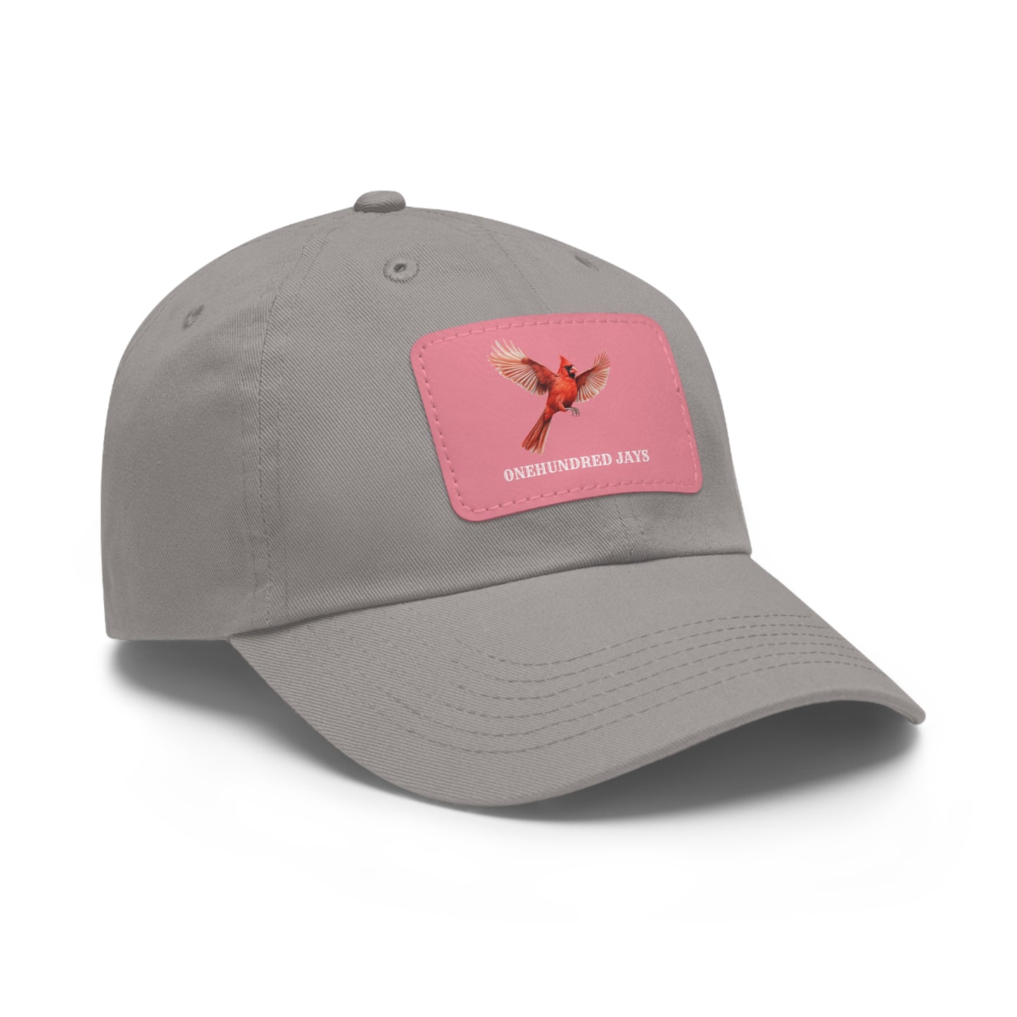 100 Jays Fly High Dad Hat with Leather Patch (Rectangle)