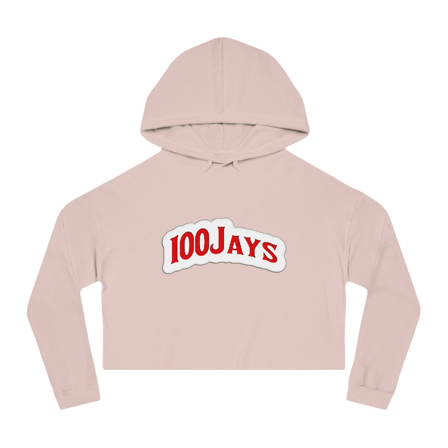 100 Jays Classic Women’s Cropped Hooded Sweatshirt