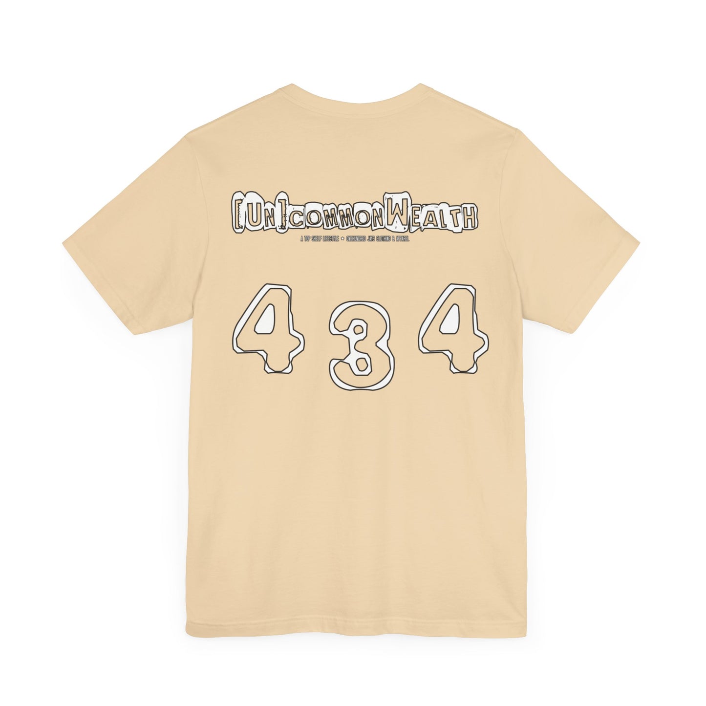 UNCOMMONWEALTH 434 Unisex Jersey Short Sleeve Tee