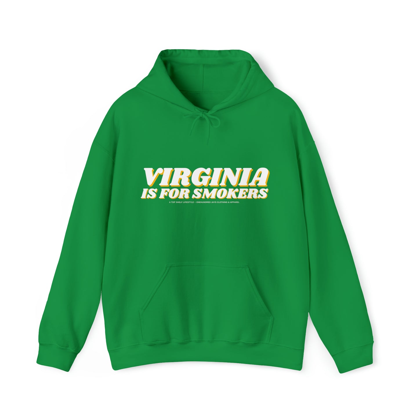 100 Jays Virginia Is For Smokers Unisex Heavy Blend™ Hooded Sweatshirt