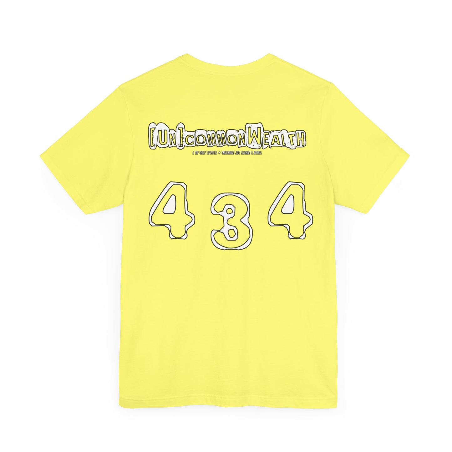 UNCOMMONWEALTH 434 Unisex Jersey Short Sleeve Tee