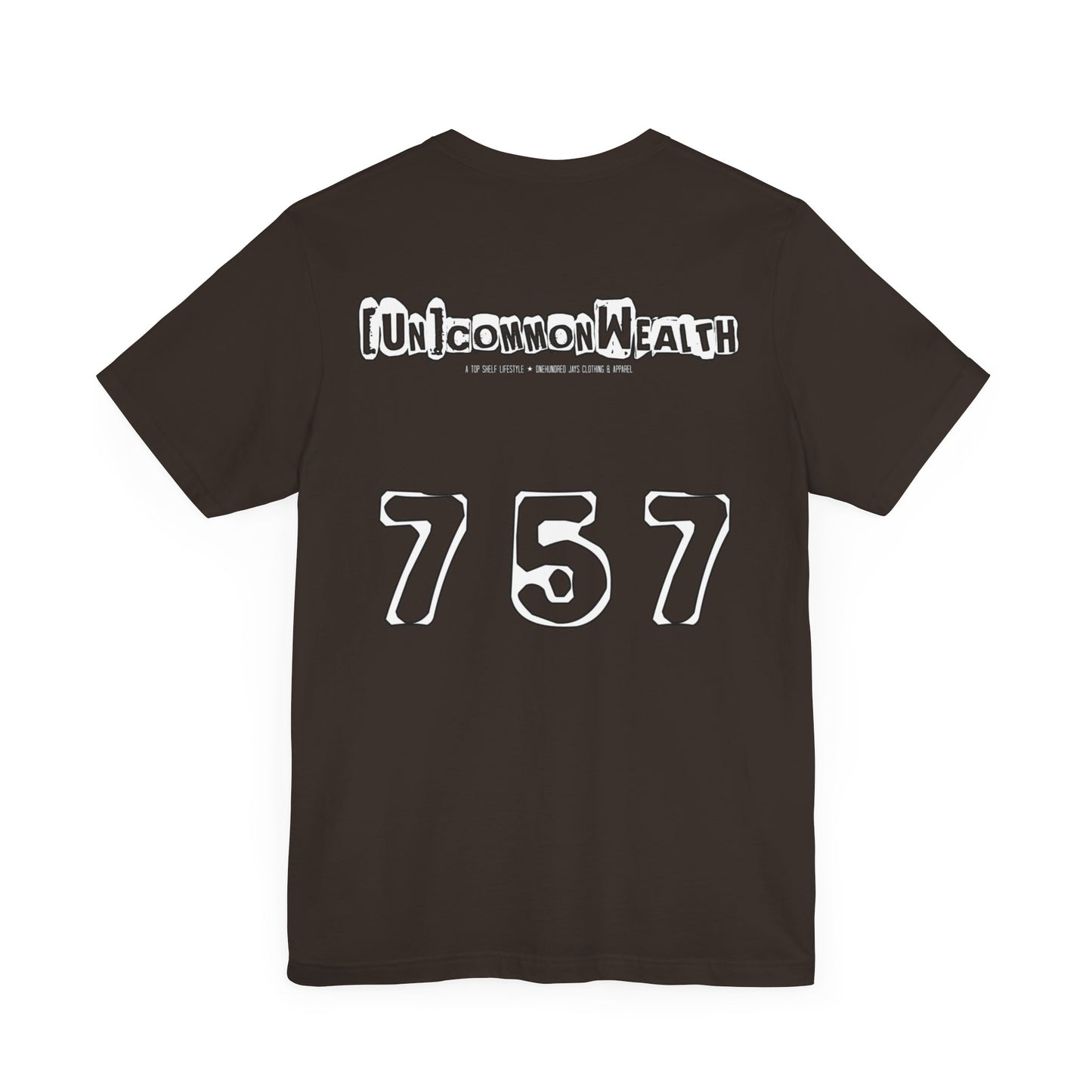 UNCOMMONWEALTH 757 Unisex Jersey Short Sleeve Tee