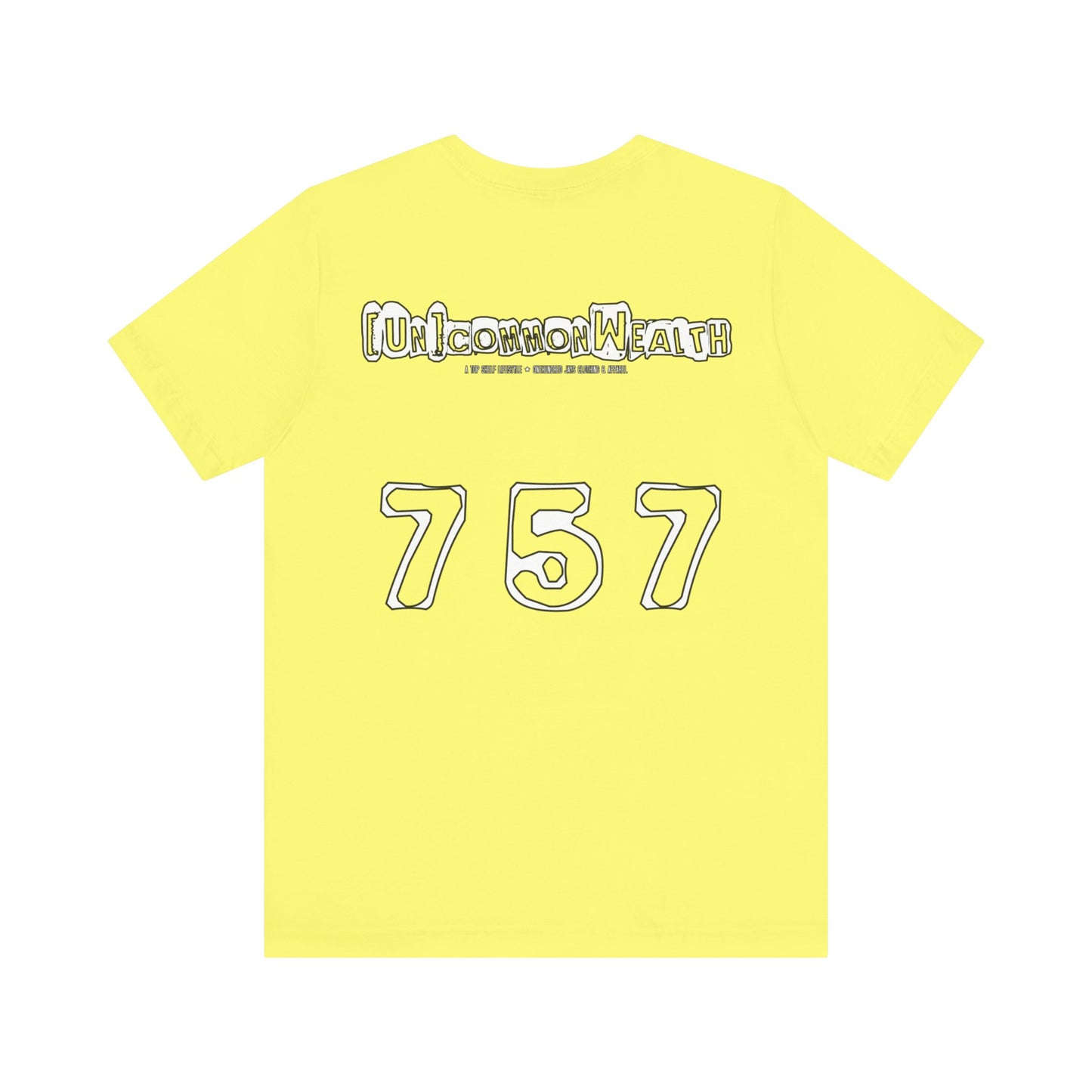 UNCOMMONWEALTH 757 Unisex Jersey Short Sleeve Tee