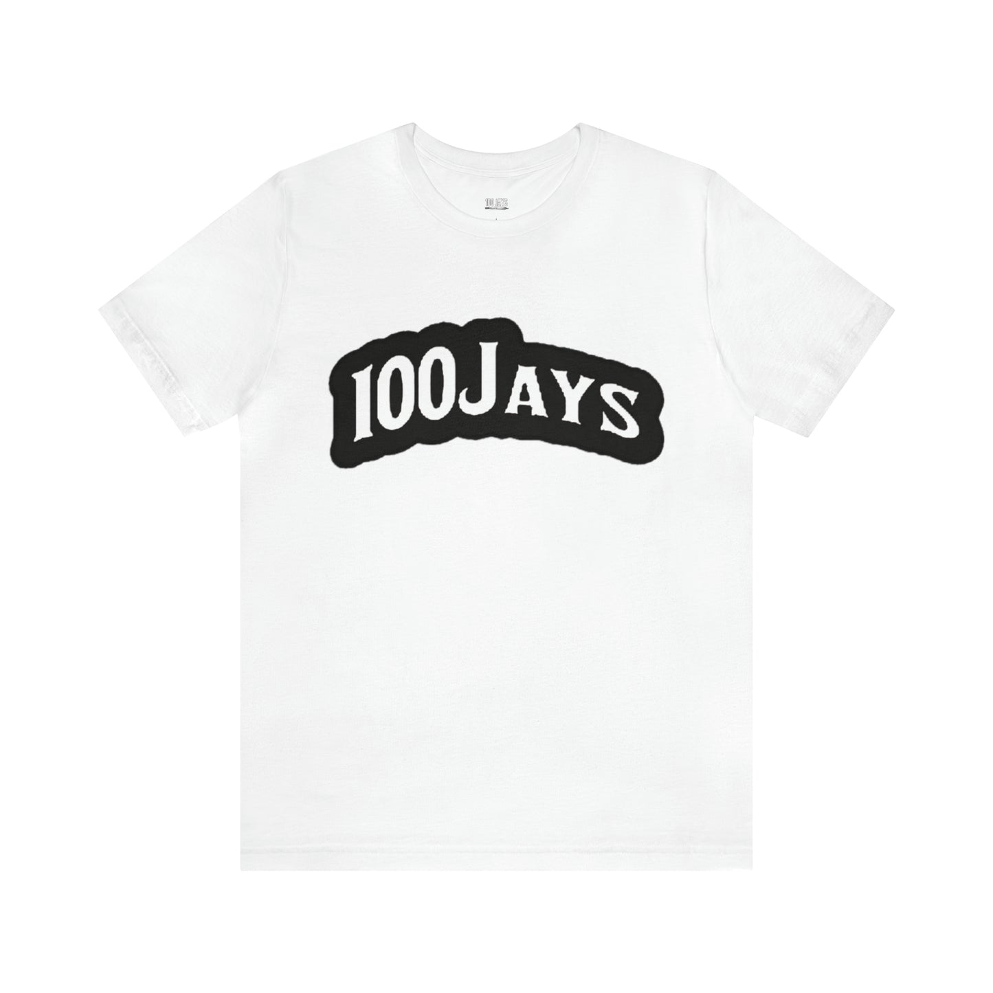 Camiseta de manga corta de jersey unisex negra clásica de 100 Jays 