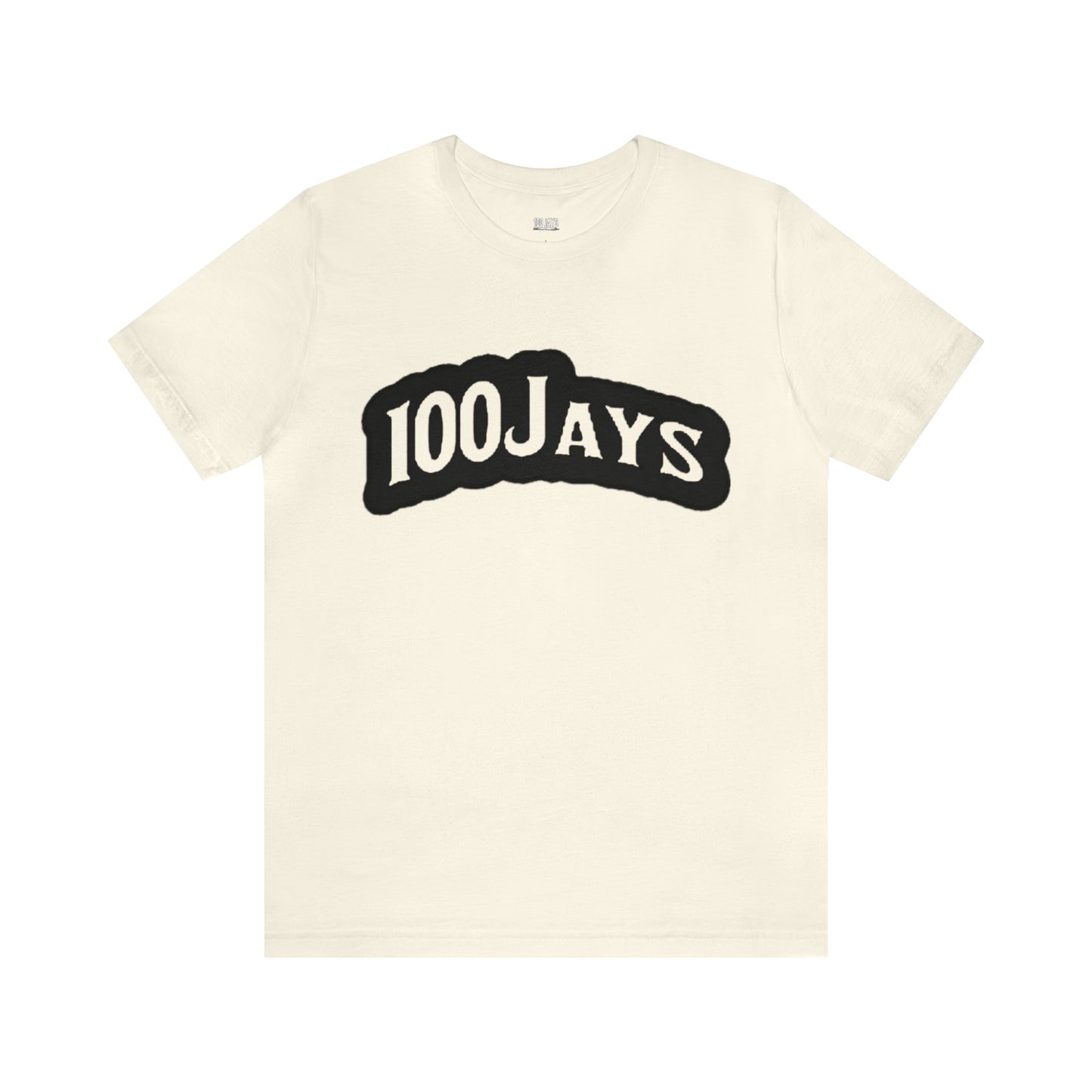 Camiseta de manga corta de jersey unisex negra clásica de 100 Jays 