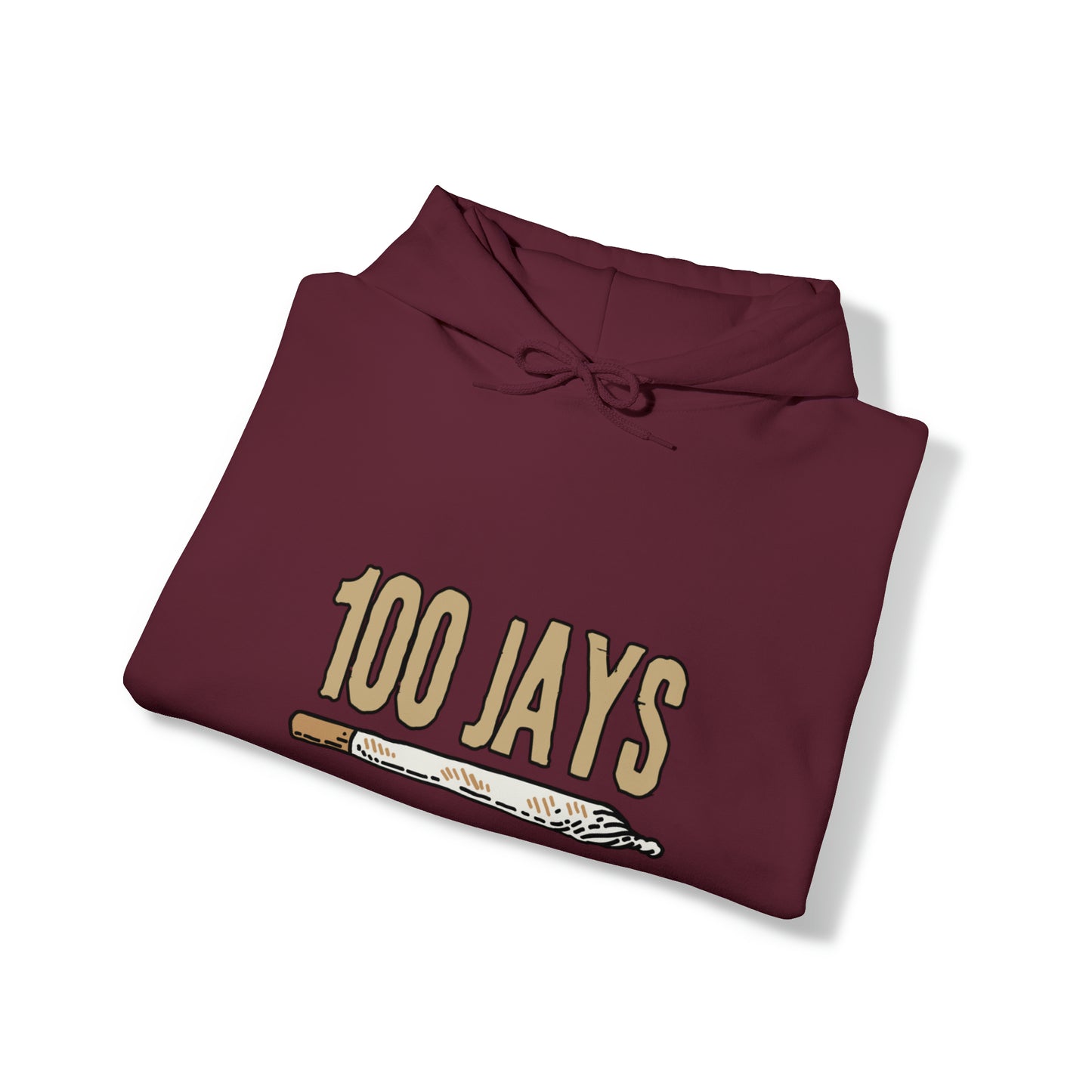 100 Jays : DoobieUnisex Heavy Blend™ 连帽运动衫