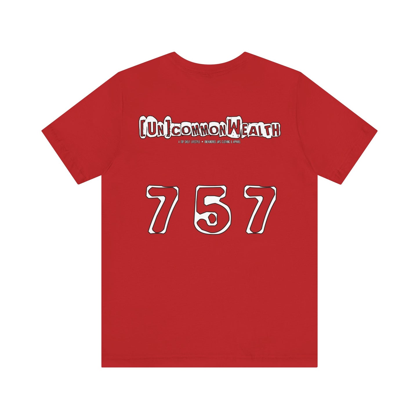 UNCOMMONWEALTH 757 Unisex Jersey Short Sleeve Tee