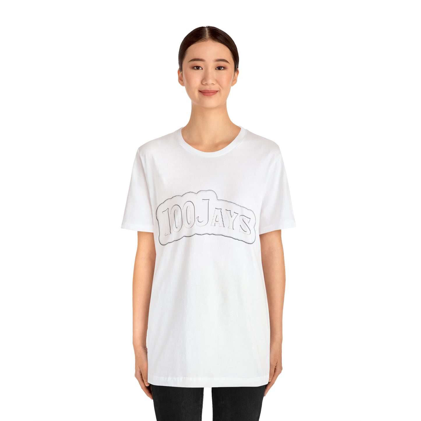 100 Jays Classic White Unisex Jersey Short Sleeve Tee