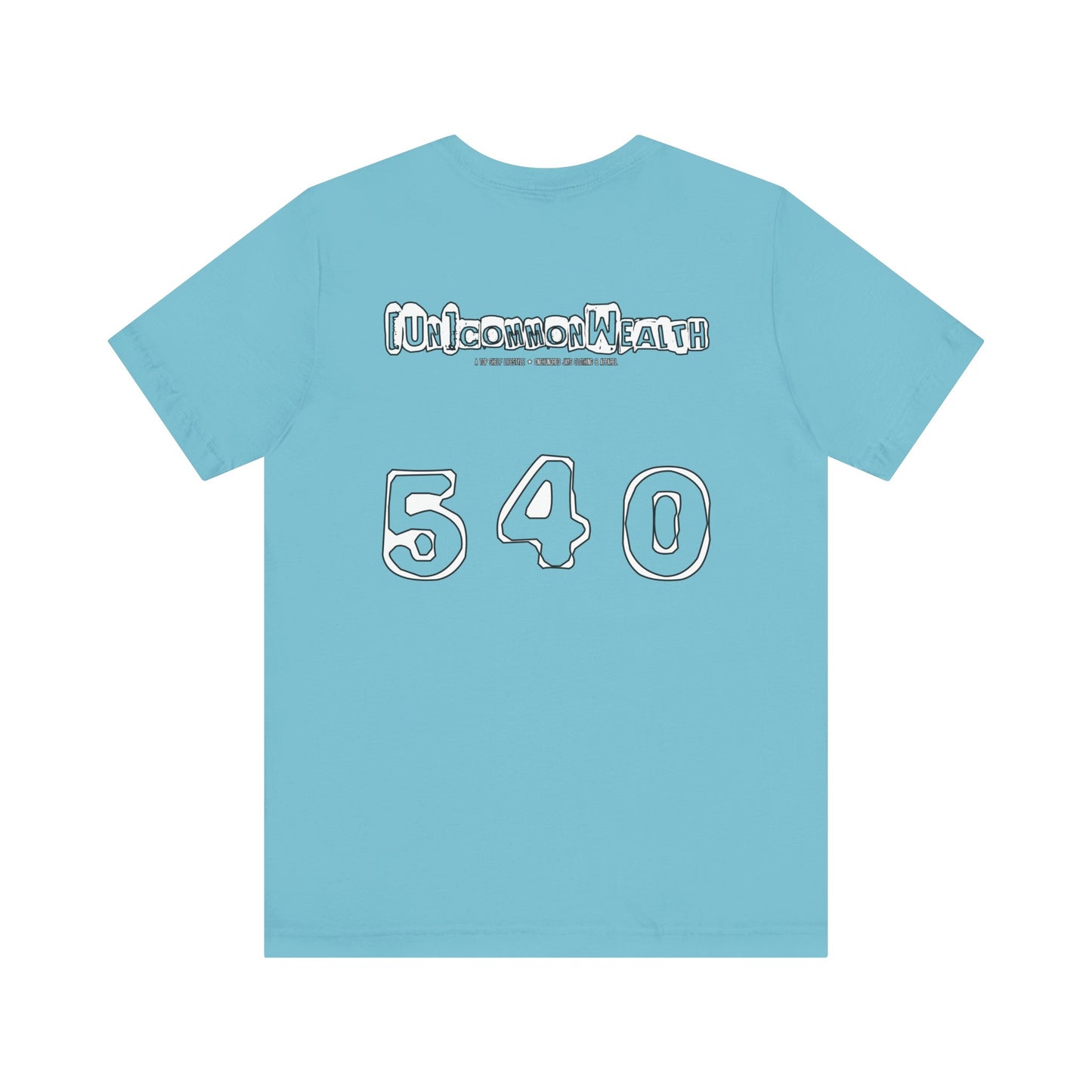 UNCOMMONWEALTH 540 Unisex Jersey Short Sleeve Tee