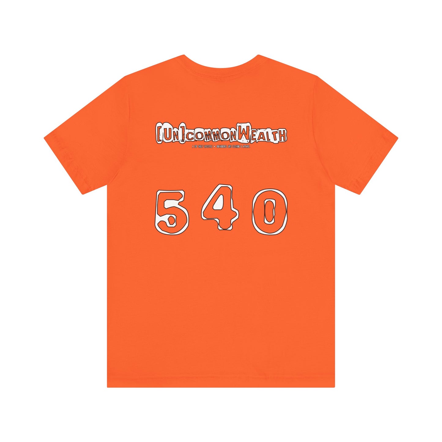 UNCOMMONWEALTH 540 Unisex Jersey Short Sleeve Tee