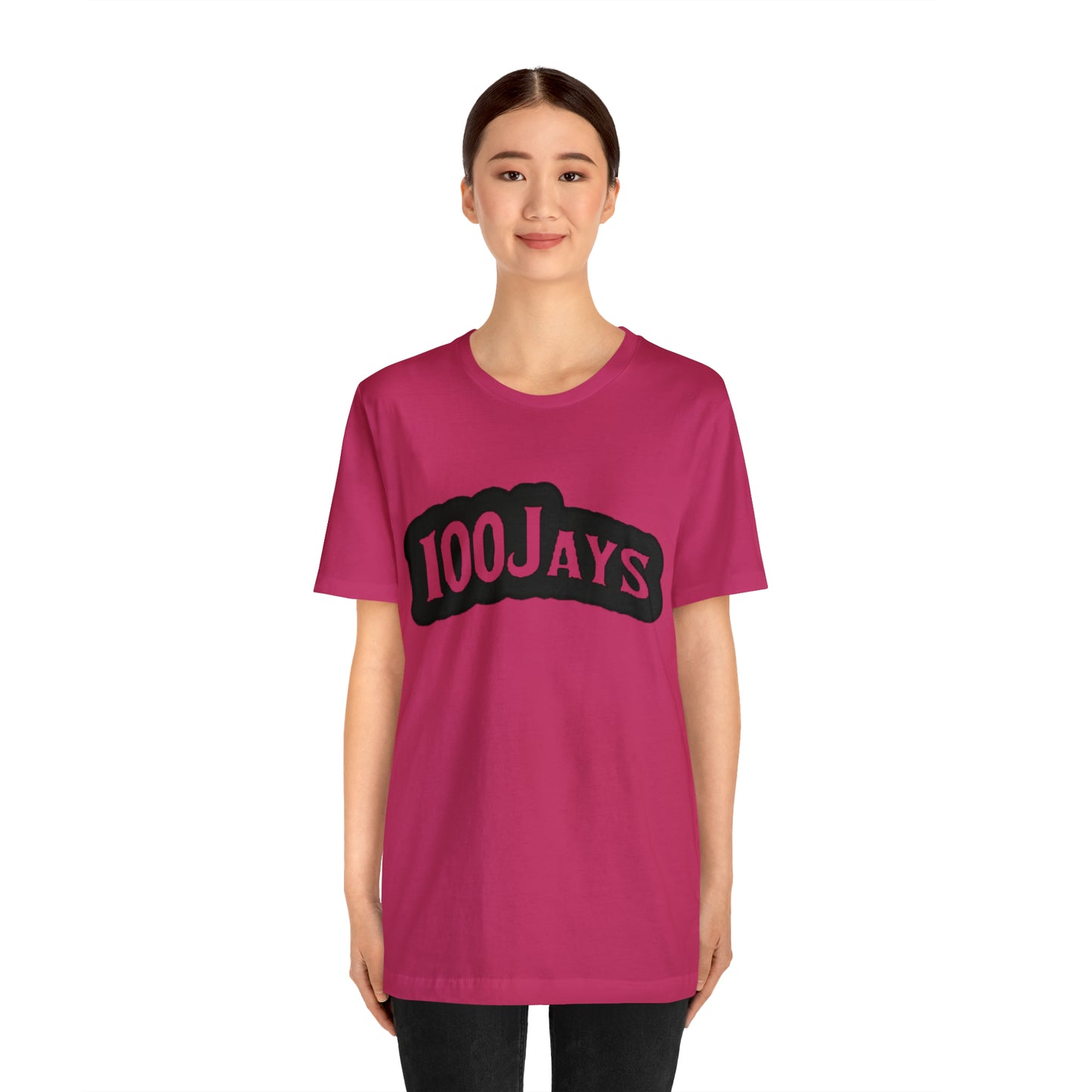 100 Jays Classic Black Unisex Jersey Short Sleeve Tee