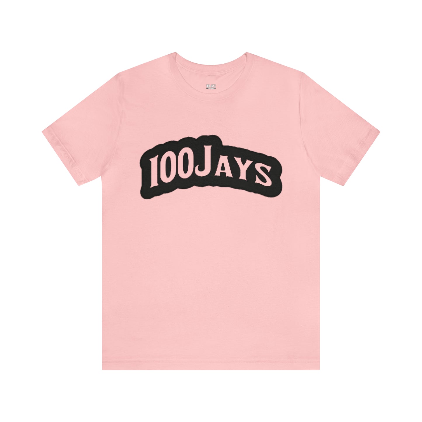 Camiseta de manga corta de jersey unisex negra clásica de 100 Jays 