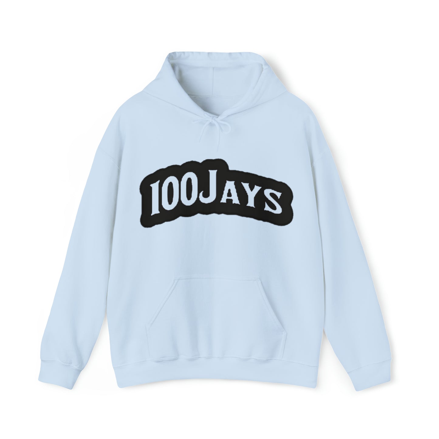 100 Jays Classic Black Unisex Heavy Blend™ Hooded Sweatshirt