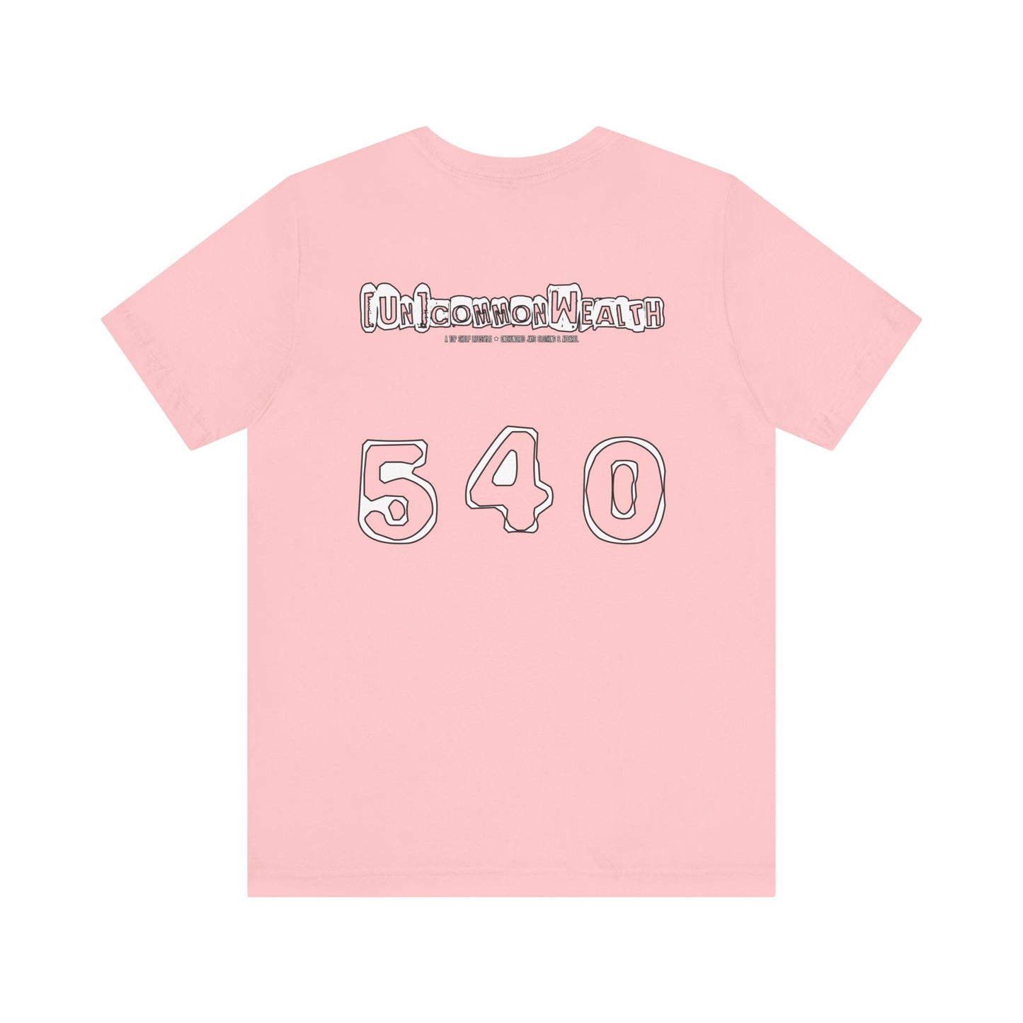 UNCOMMONWEALTH 540 Unisex Jersey Short Sleeve Tee