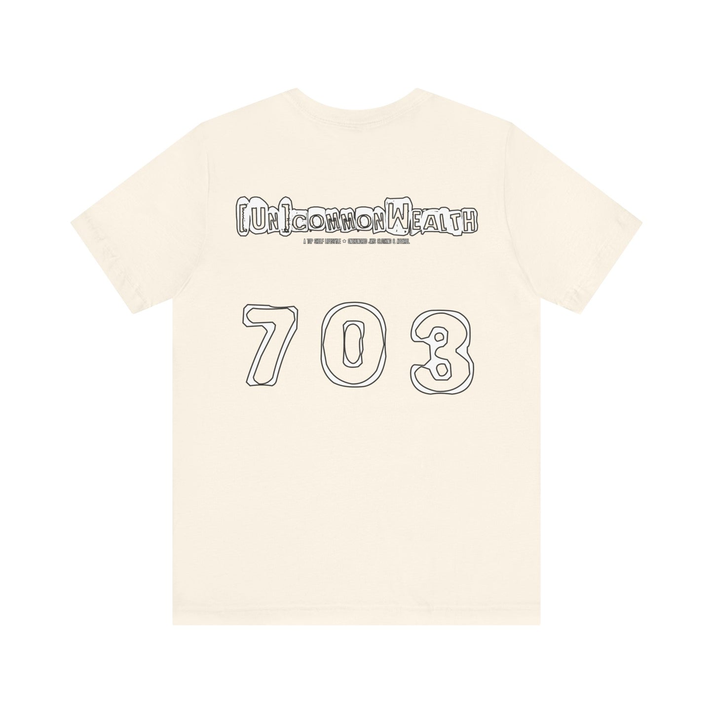 UNCOMMONWEALTH 703 Unisex Jersey Short Sleeve Tee