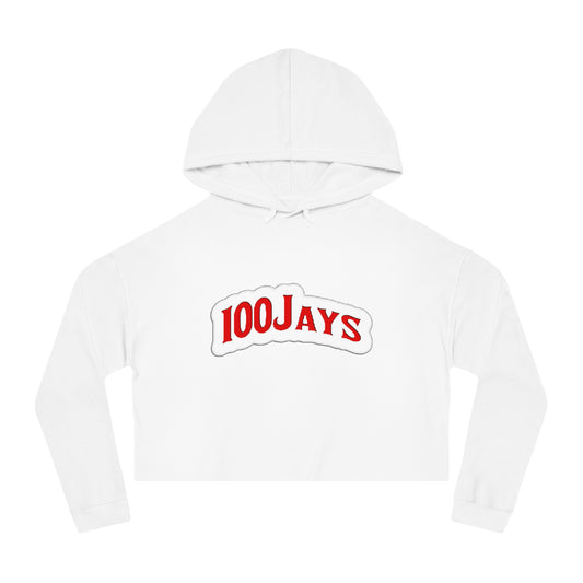 100 Jays Classic Women’s Cropped Hooded Sweatshirt