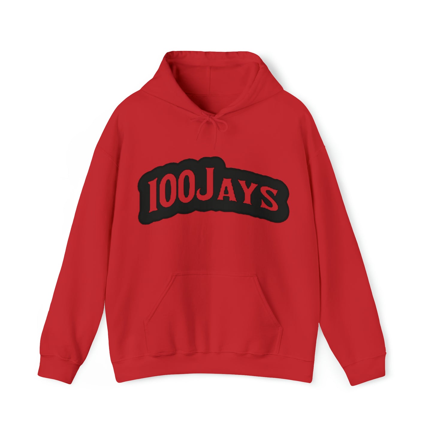 100 Jays Classic Black Unisex Heavy Blend™ Hooded Sweatshirt