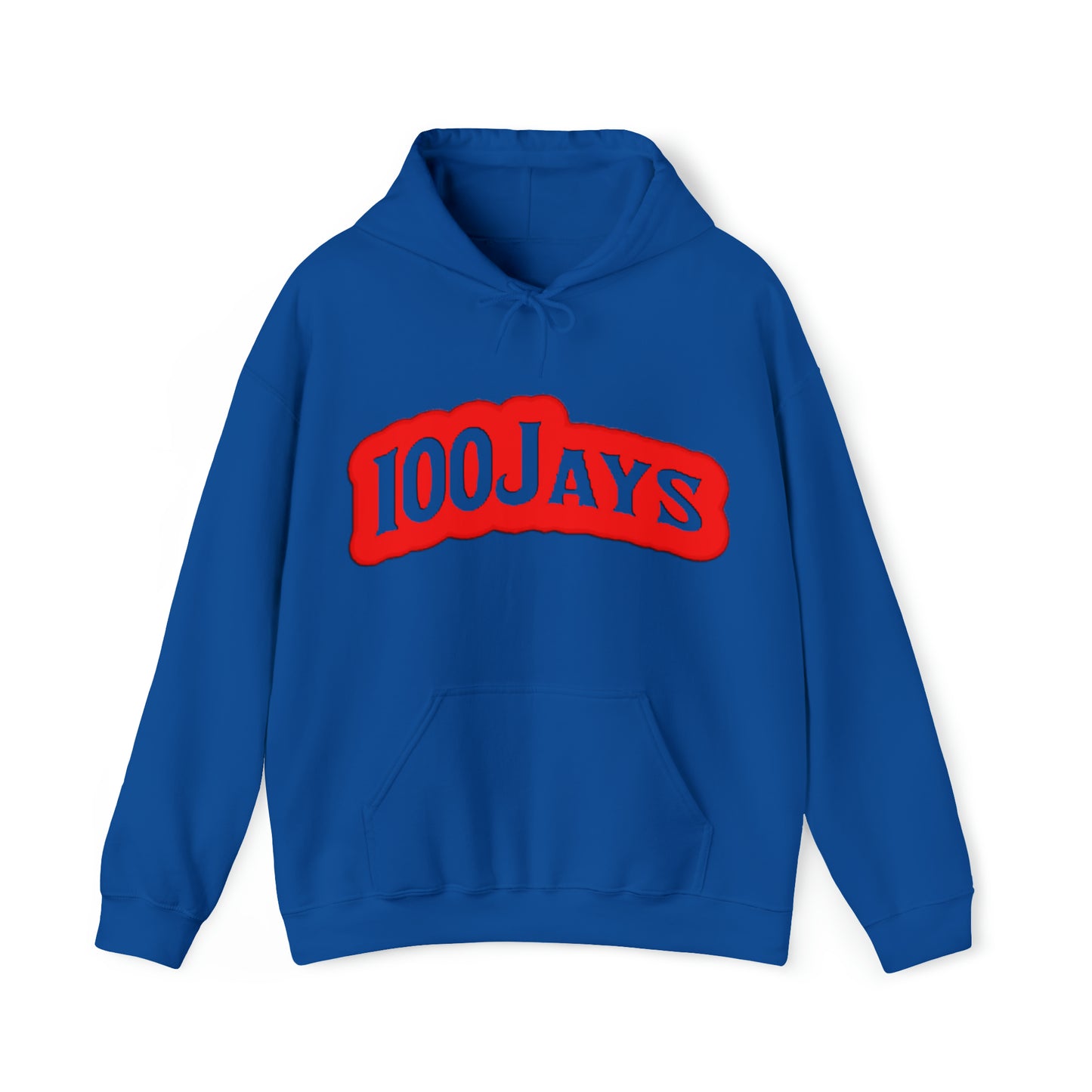 100 Jays Classic Red Unisex Heavy Blend™ Hooded Sweatshirt