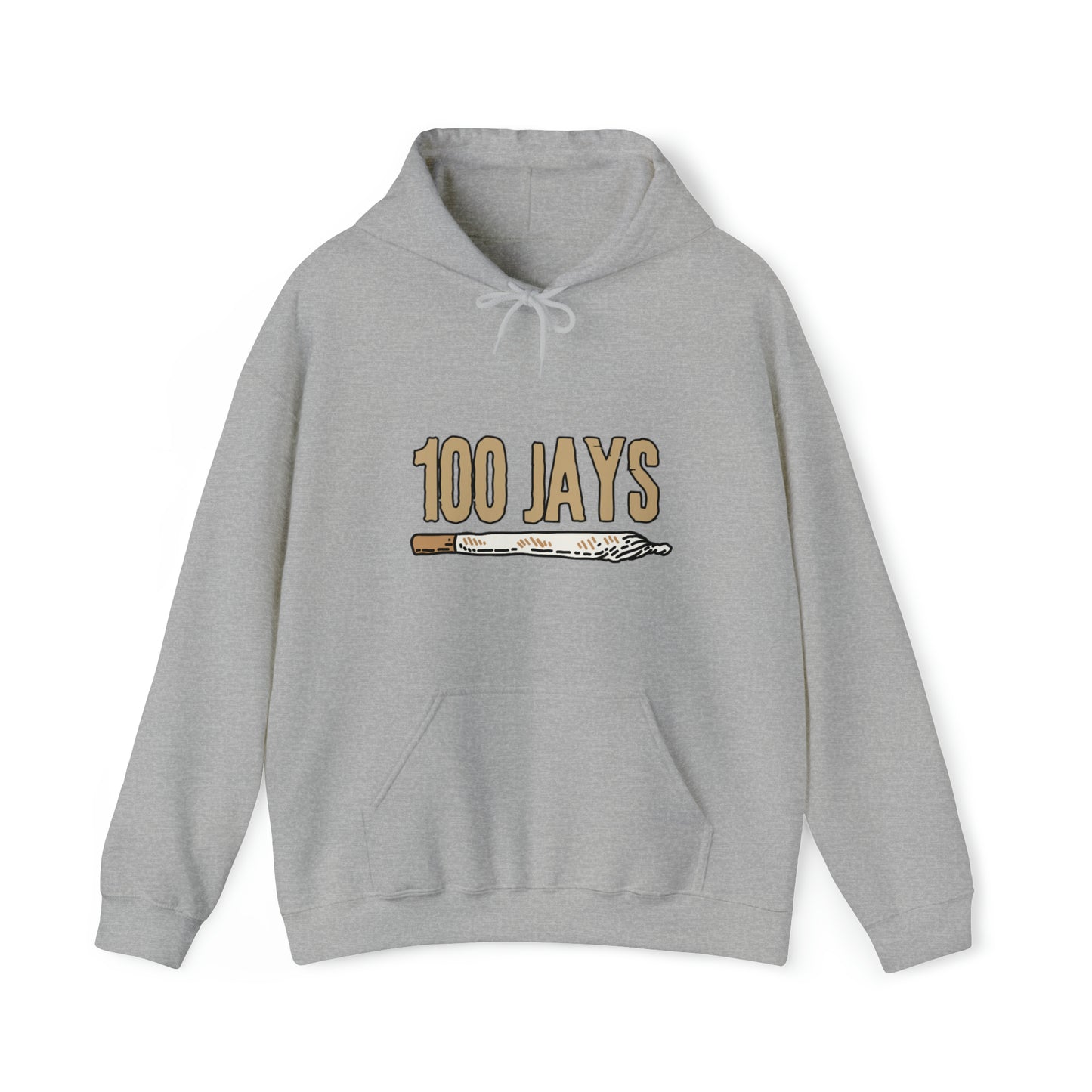 100 Jays : DoobieUnisex Heavy Blend™ 连帽运动衫