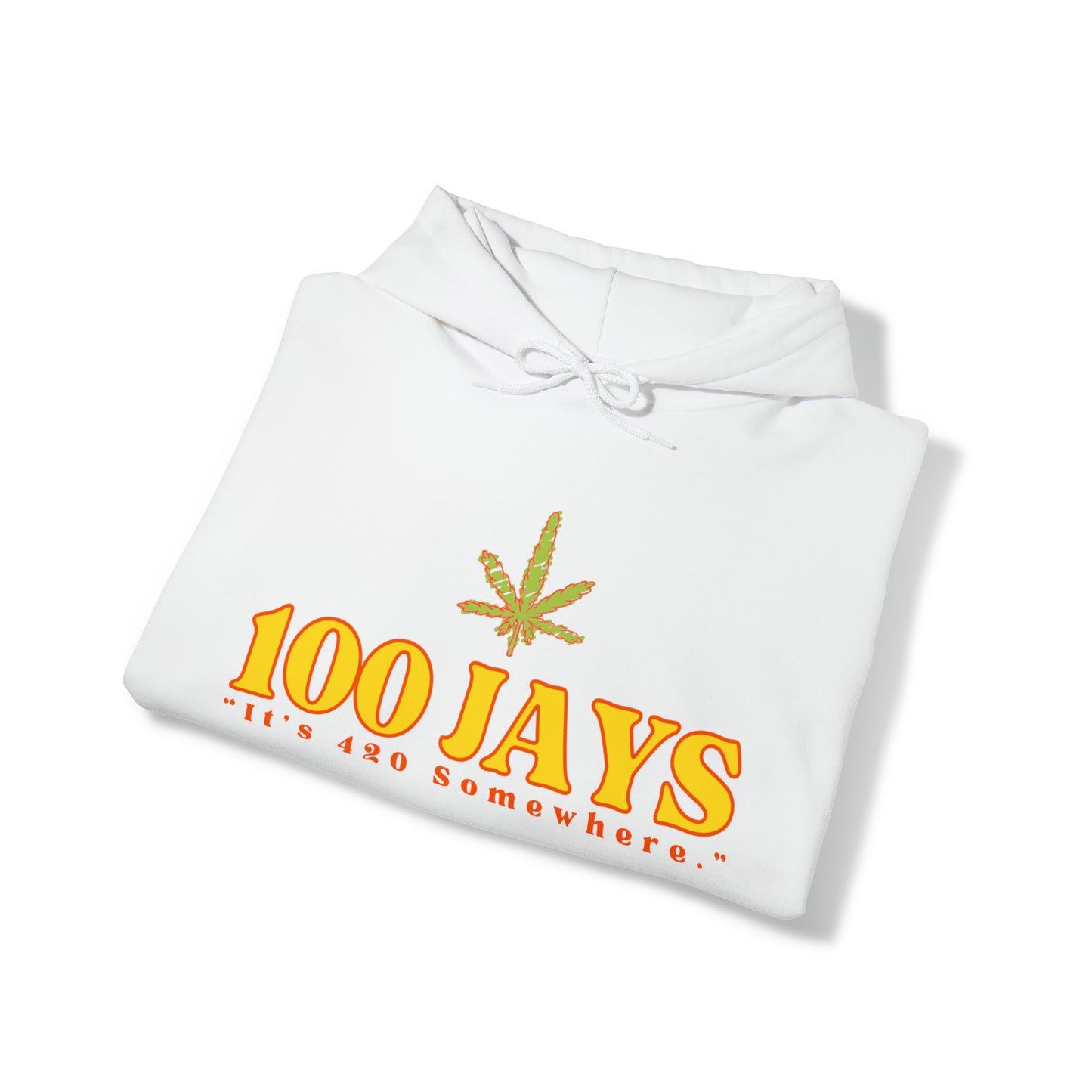 100 Jays : It's 420 Somewhere 男女通用 Heavy Blend™ 连帽运动衫