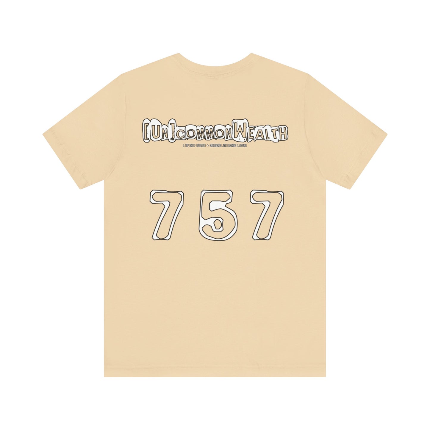 UNCOMMONWEALTH 757 Unisex Jersey Short Sleeve Tee