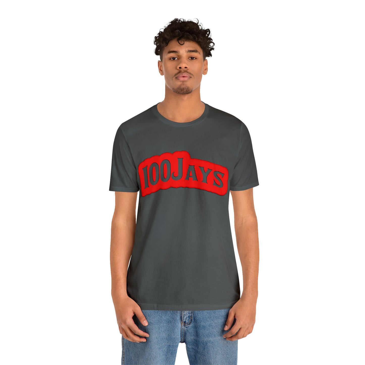 100 Jays Classic Red Unisex Jersey Short Sleeve Tee