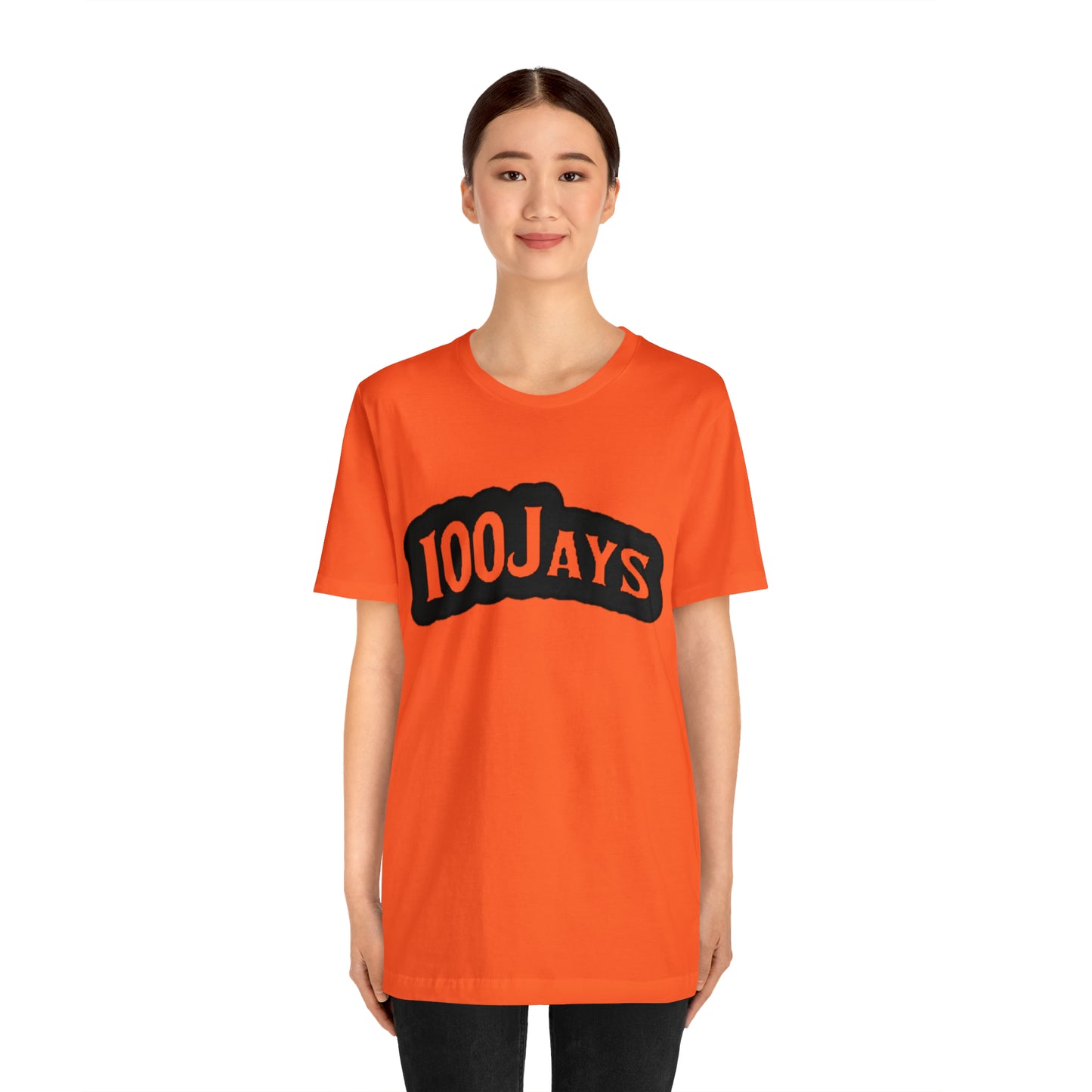 100 Jays Classic Black Unisex Jersey Short Sleeve Tee