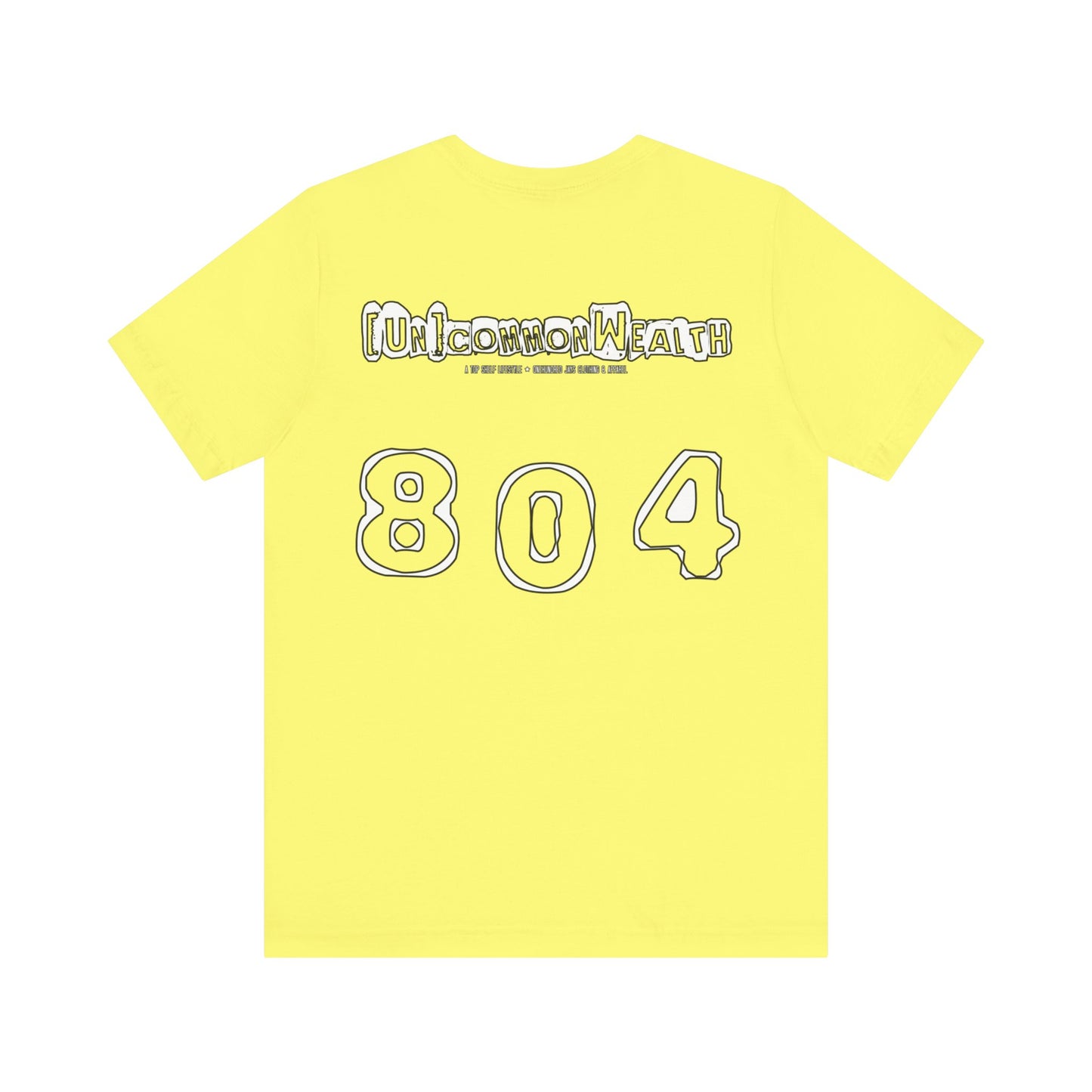 UNCOMMONWEALTH 804 Unisex Jersey Short Sleeve Tee