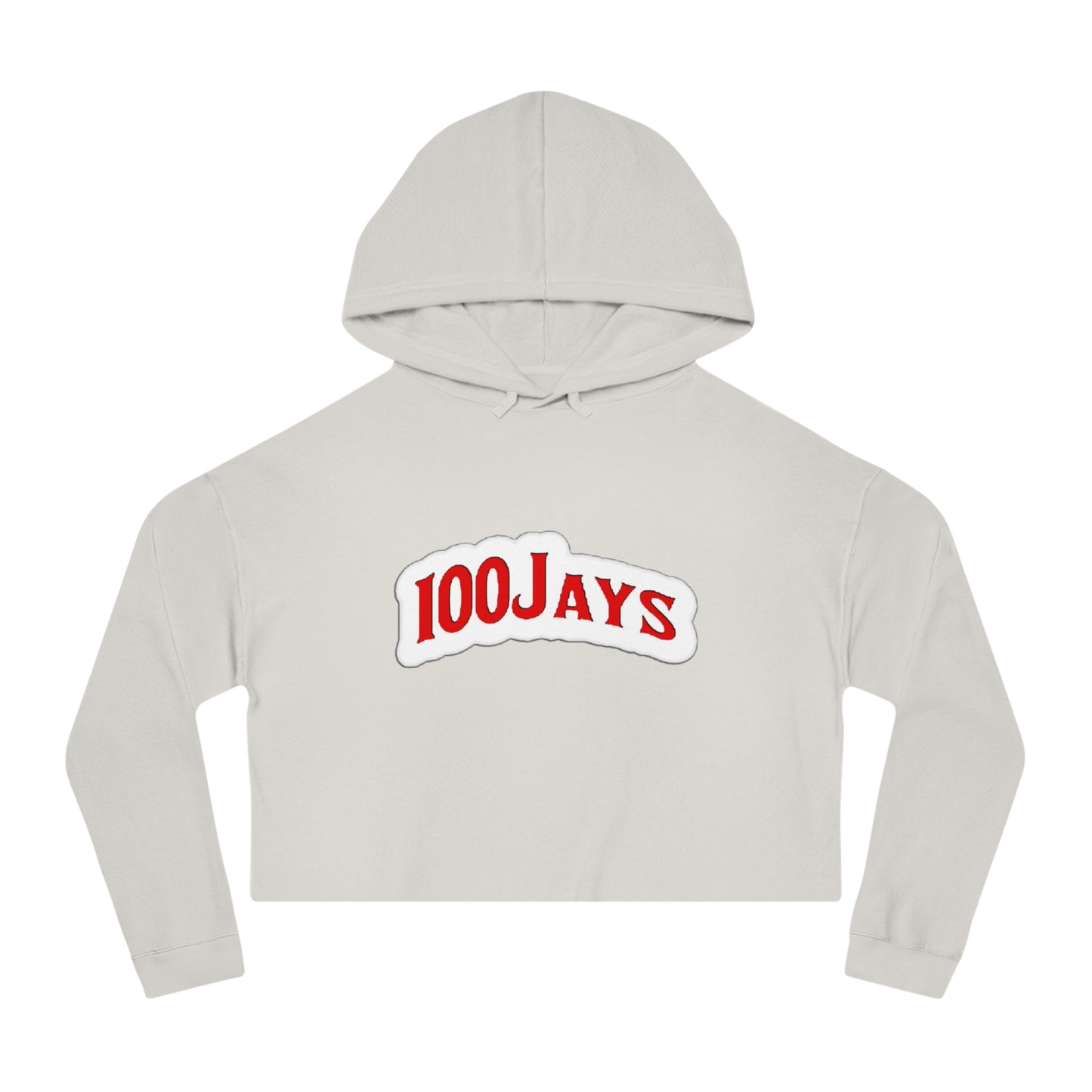 100 Jays Classic Women’s Cropped Hooded Sweatshirt