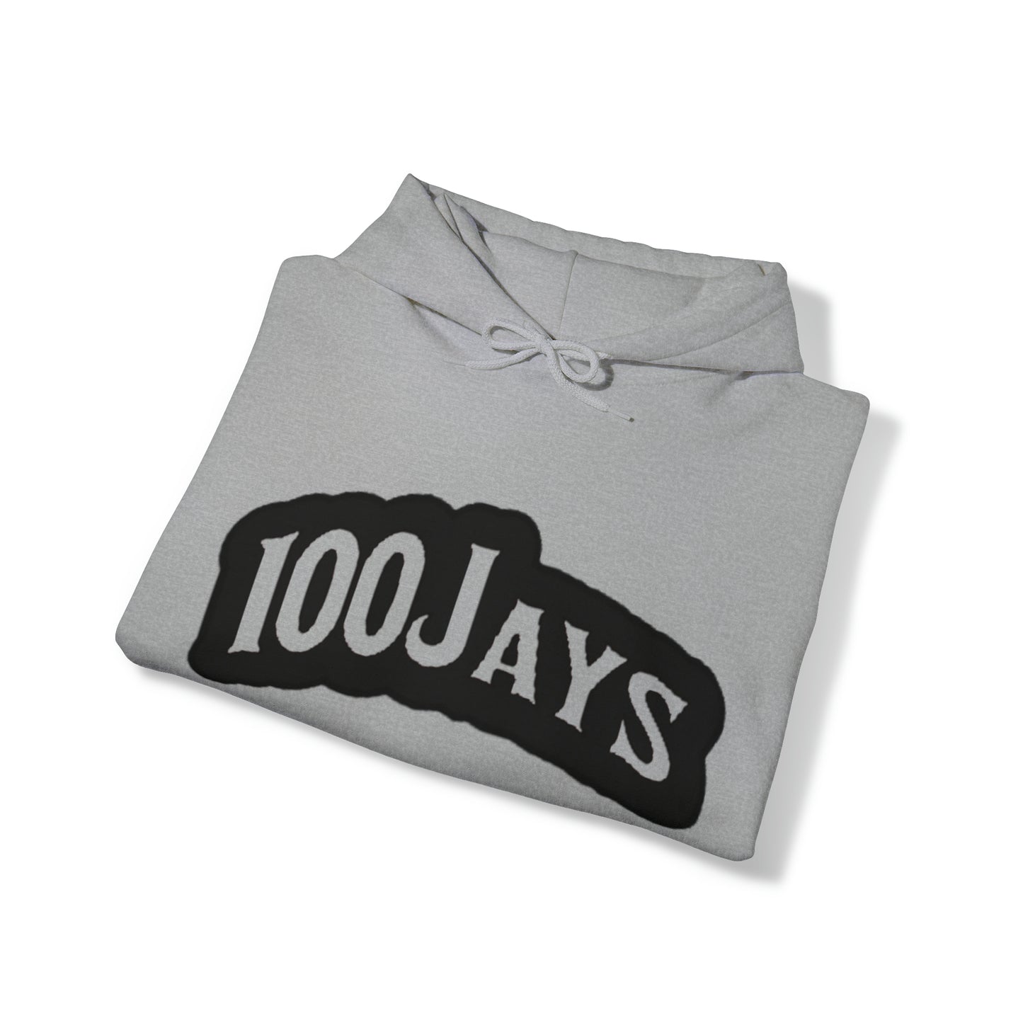 100 Jays Classic Black Unisex Heavy Blend™ Hooded Sweatshirt