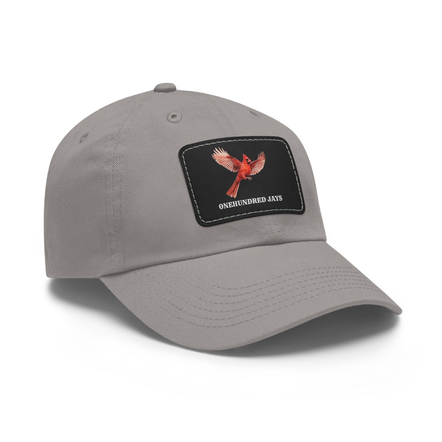 100 Jays Fly High Dad Hat with Leather Patch (Rectangle)